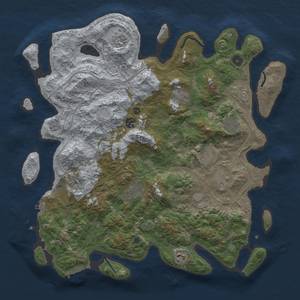 Thumbnail Rust Map: Procedural Map, Size: 4250, Seed: 2061903600, 18 Monuments