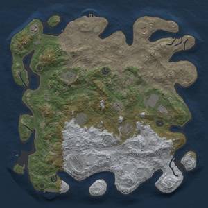 Thumbnail Rust Map: Procedural Map, Size: 4250, Seed: 1527405525, 18 Monuments