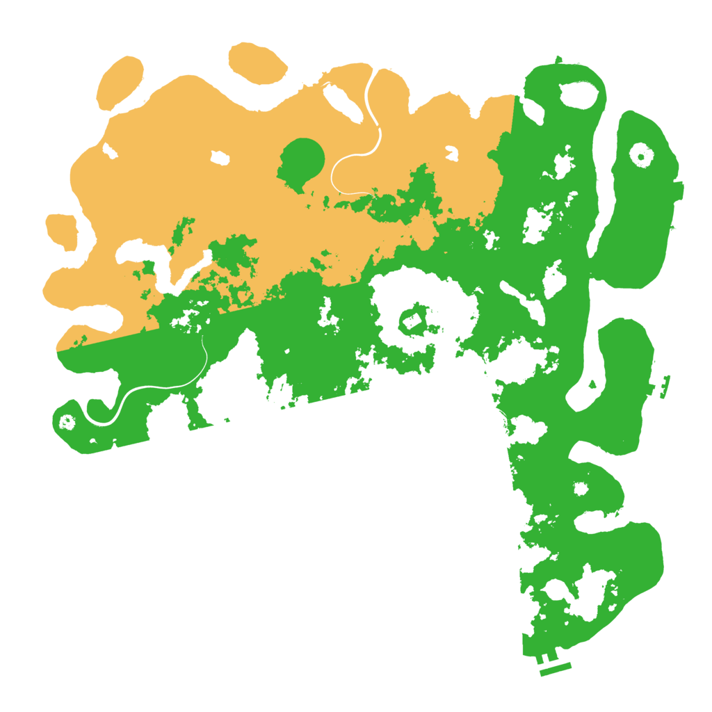 Biome Rust Map: Procedural Map, Size: 4500, Seed: 1318402765