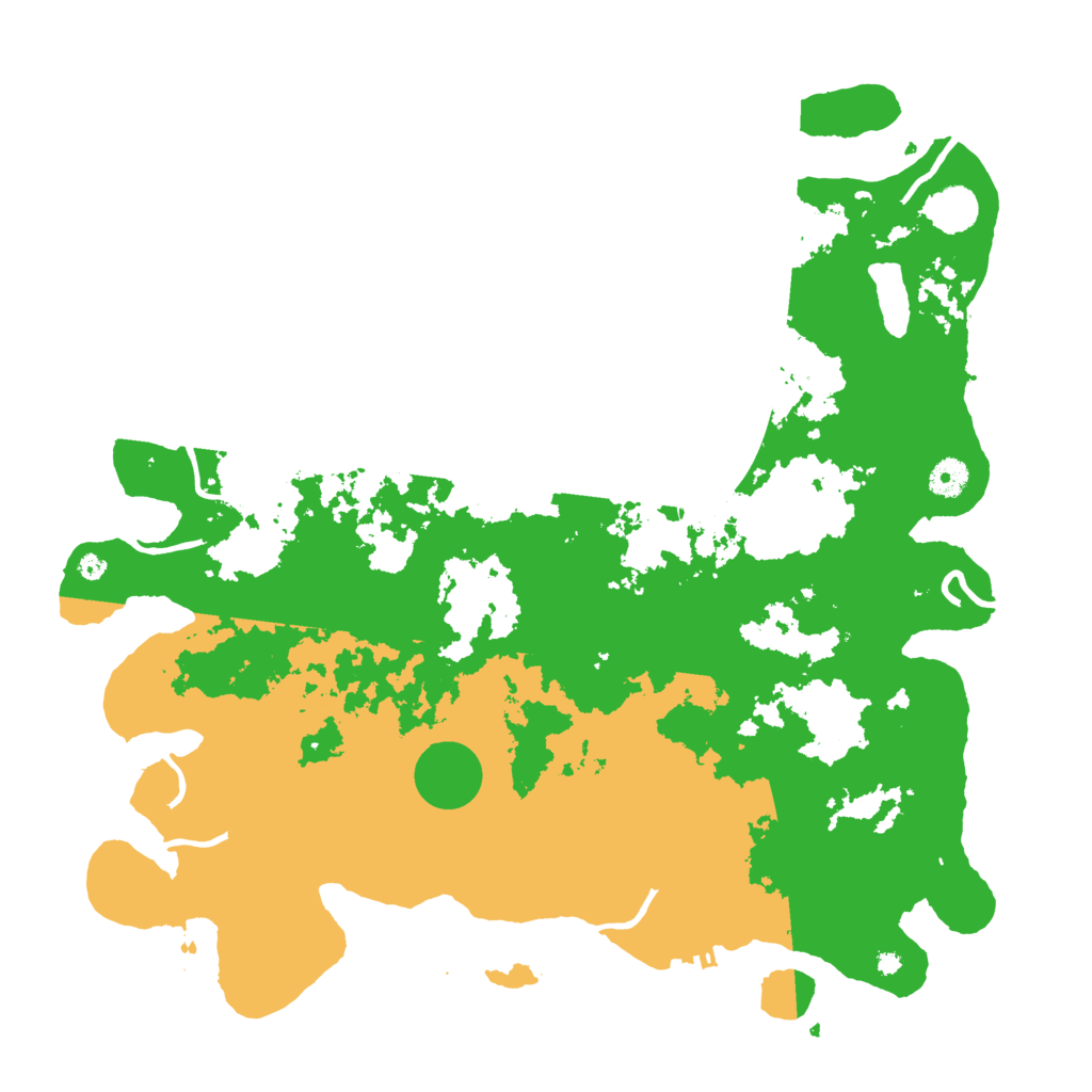Biome Rust Map: Procedural Map, Size: 4250, Seed: 1119286190
