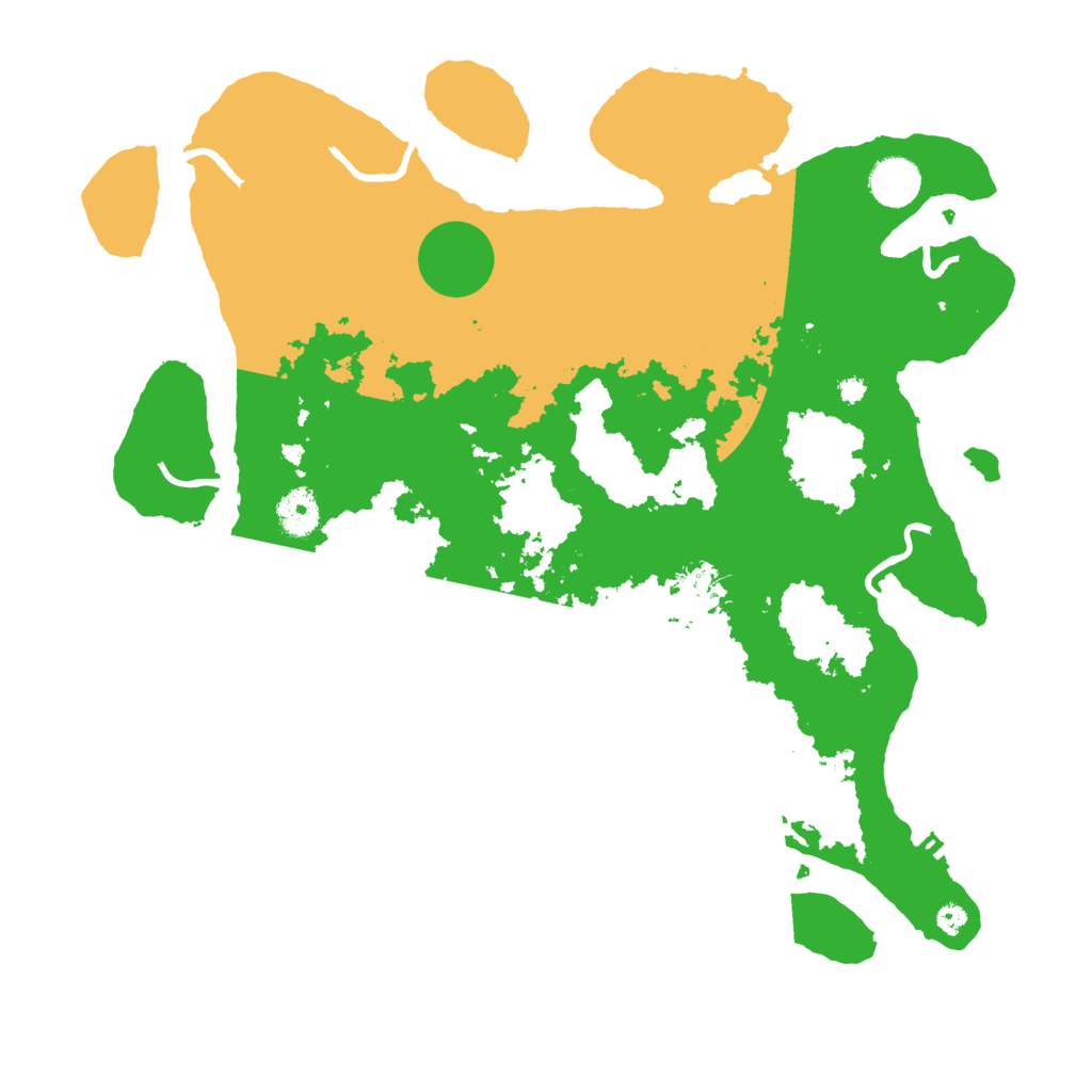 Biome Rust Map: Procedural Map, Size: 3800, Seed: 1354112533
