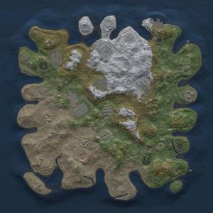 Thumbnail Rust Map: Procedural Map, Size: 3750, Seed: 651941092, 17 Monuments