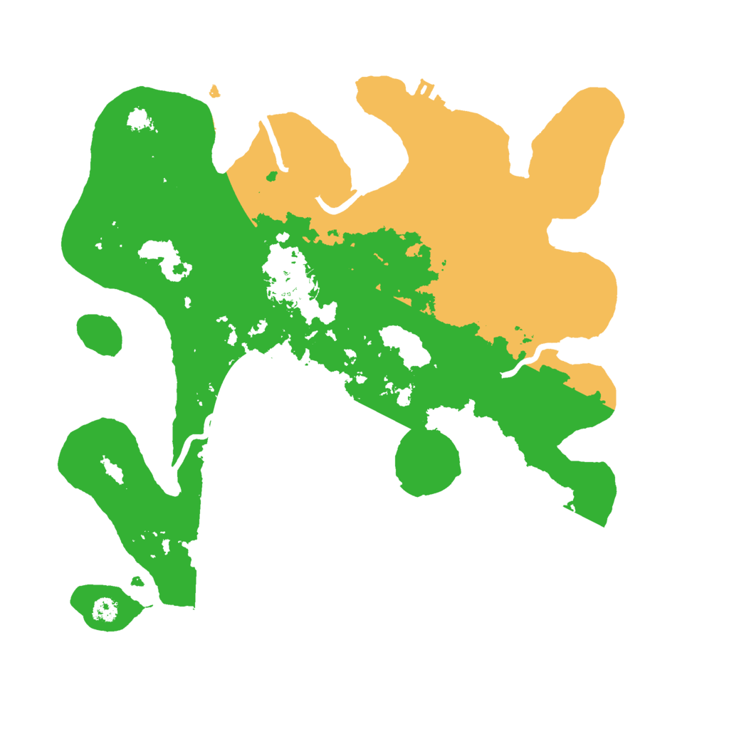 Biome Rust Map: Procedural Map, Size: 3000, Seed: 1221631591