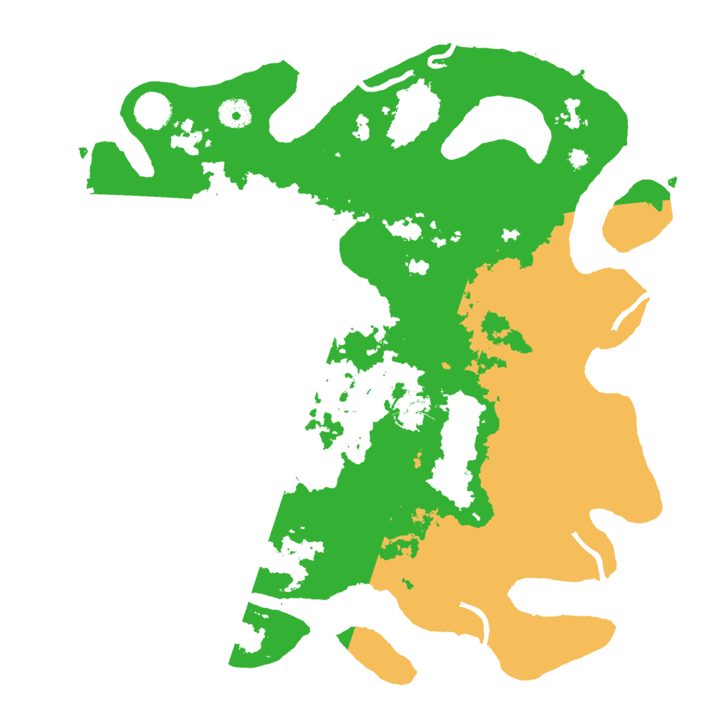 Biome Rust Map: Procedural Map, Size: 3500, Seed: 1801377086