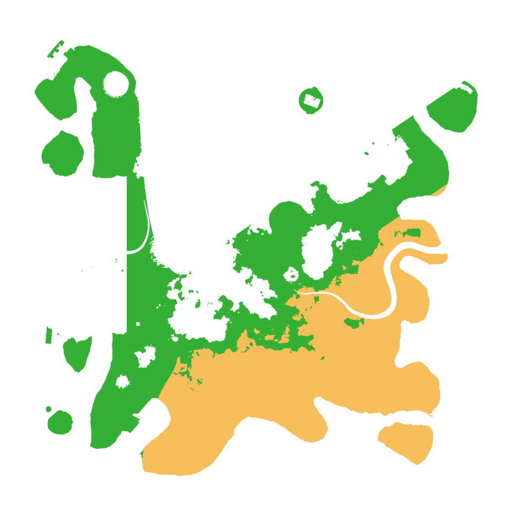 Biome Rust Map: Procedural Map, Size: 3500, Seed: 1629145446