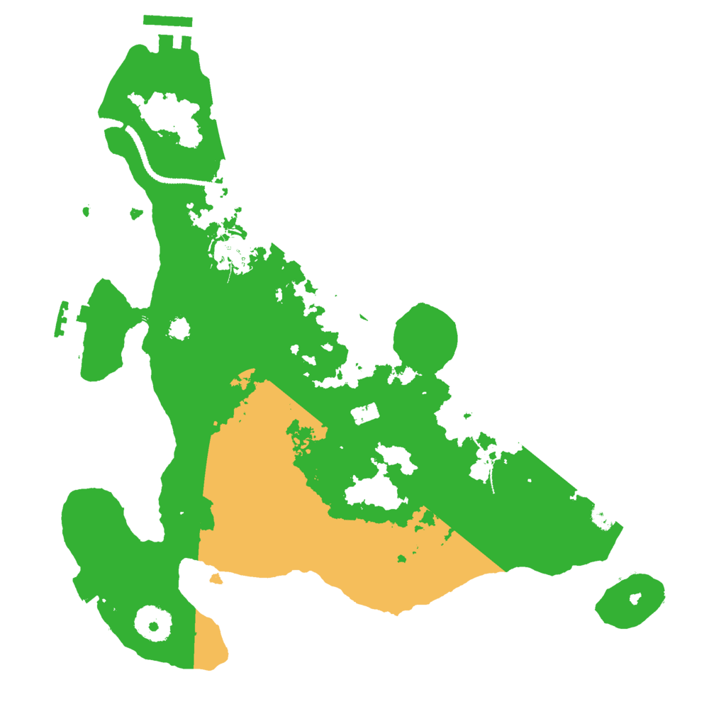 Biome Rust Map: Procedural Map, Size: 3000, Seed: 42241