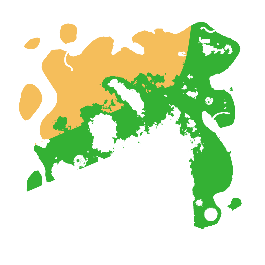 Biome Rust Map: Procedural Map, Size: 3500, Seed: 77061713