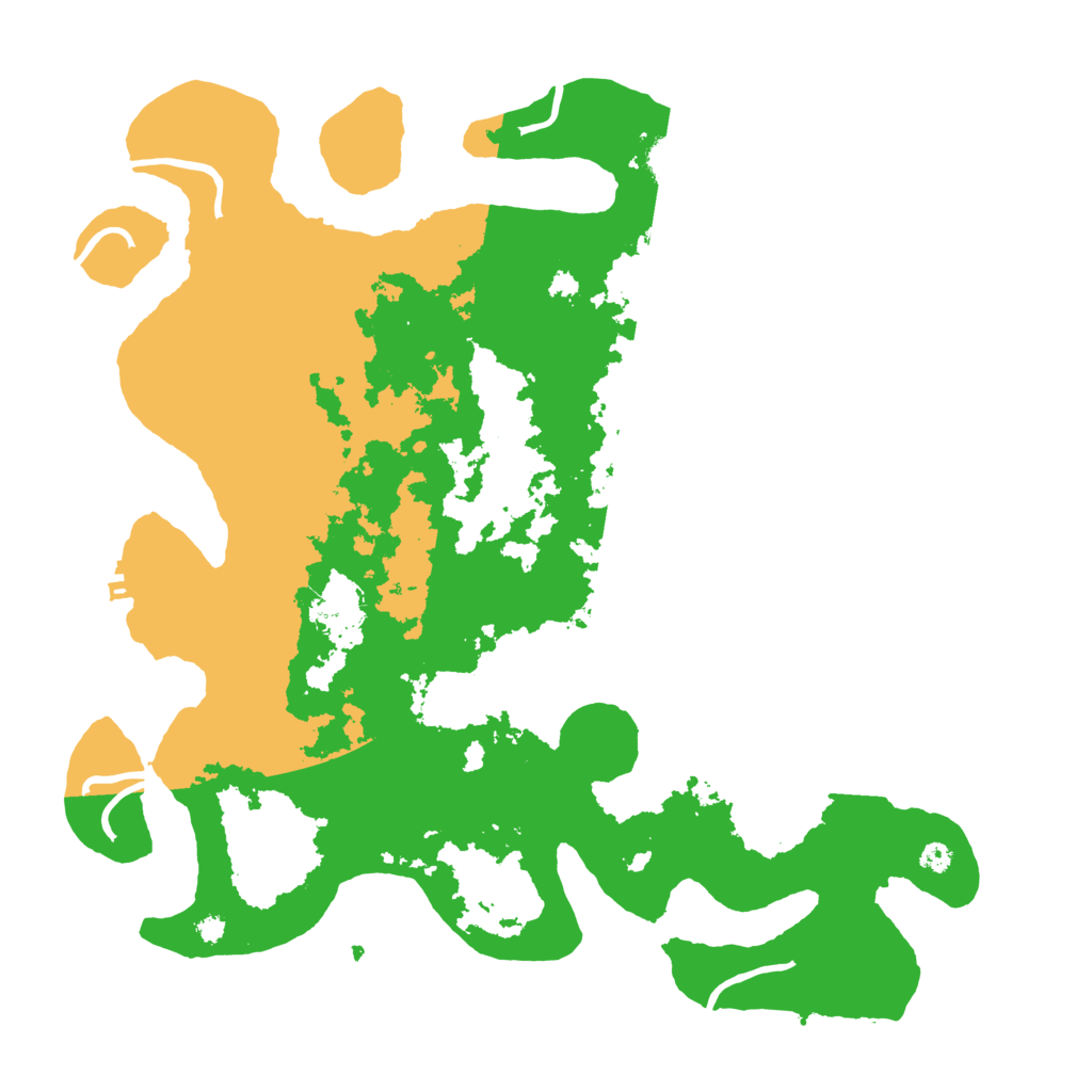 Biome Rust Map: Procedural Map, Size: 3700, Seed: 878413042