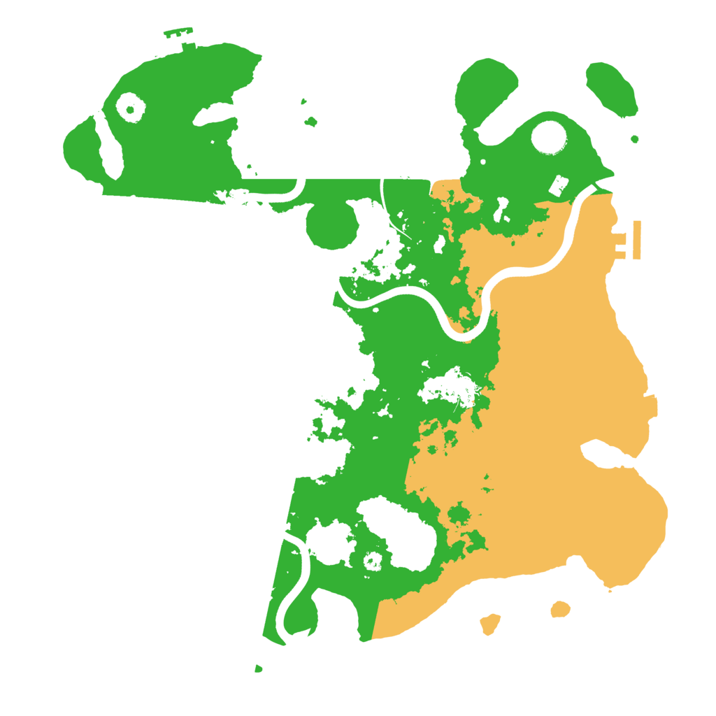 Biome Rust Map: Procedural Map, Size: 3750, Seed: 93461756