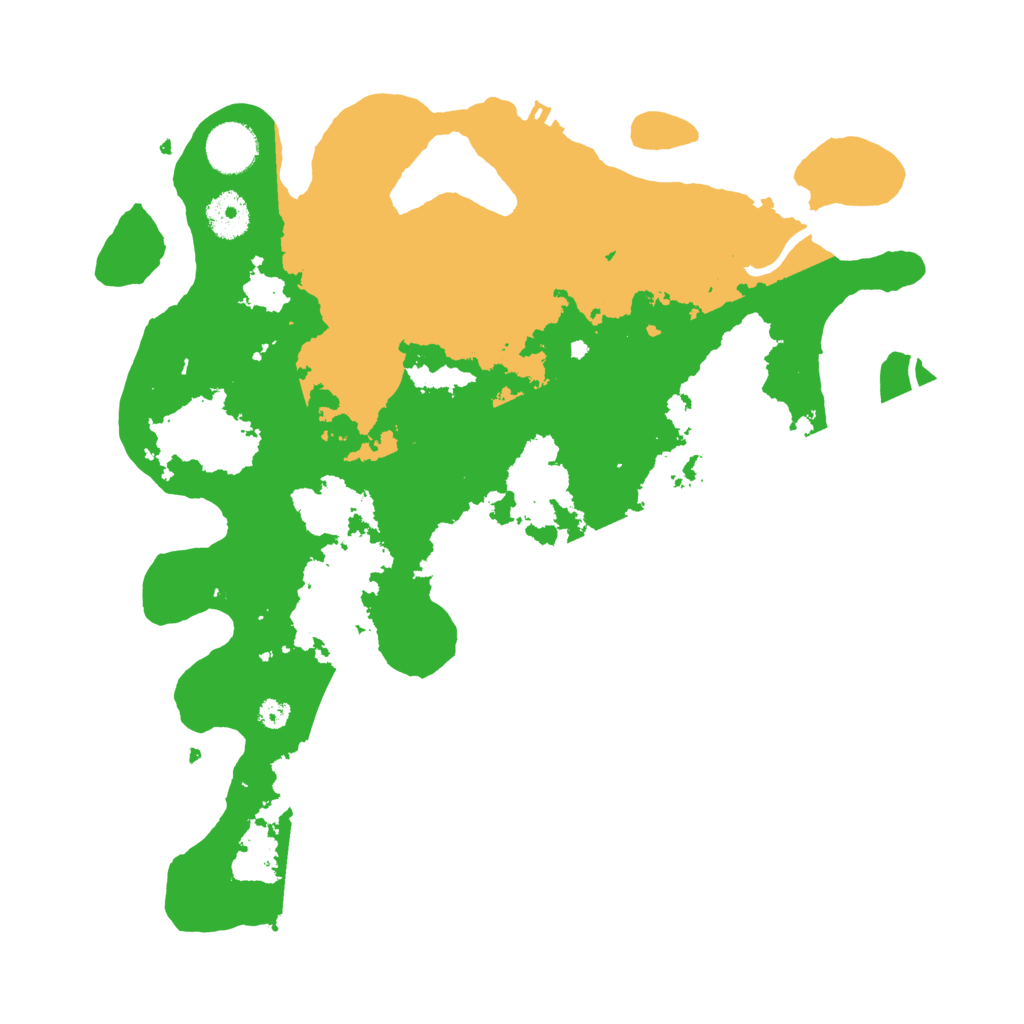 Biome Rust Map: Procedural Map, Size: 3500, Seed: 12752695