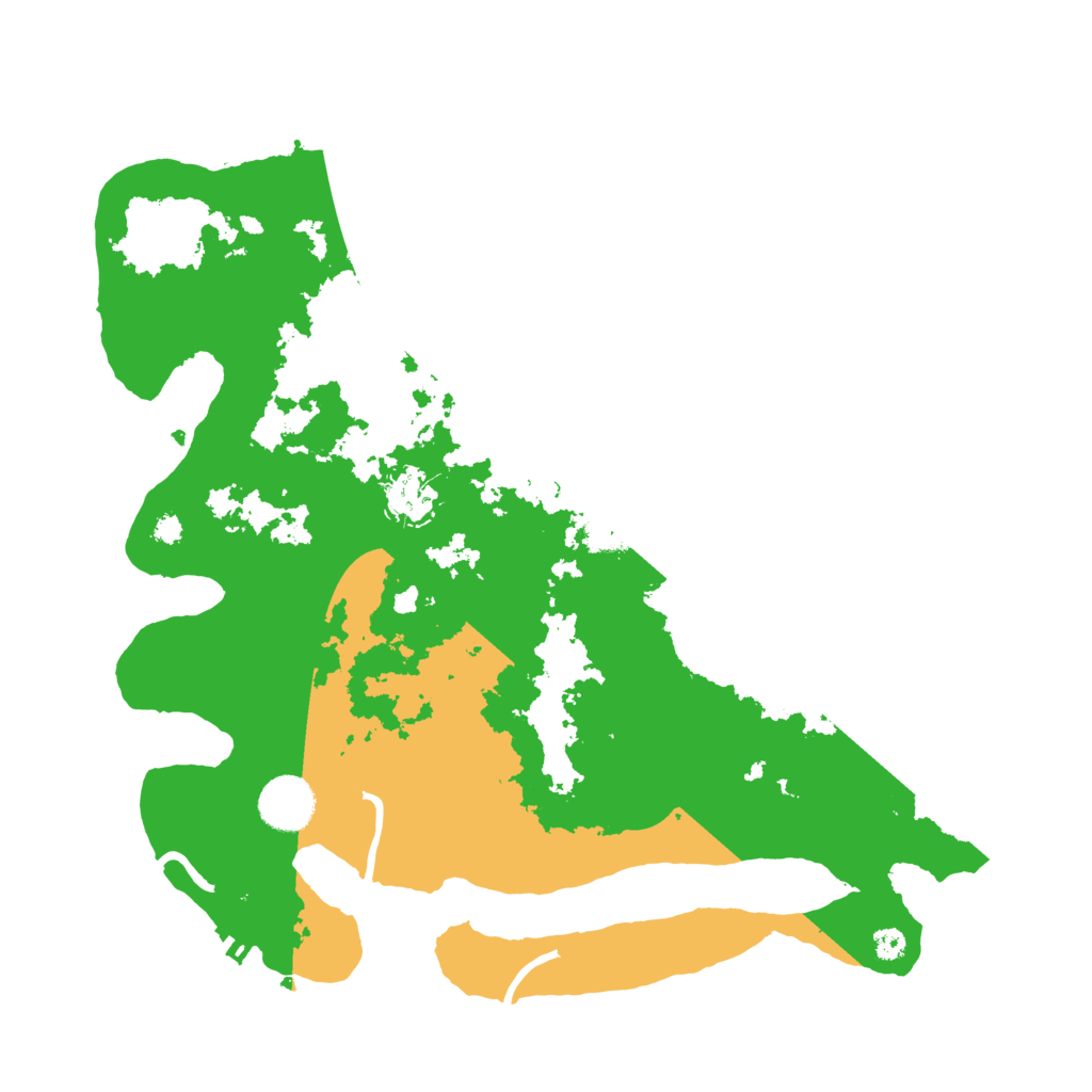 Biome Rust Map: Procedural Map, Size: 3500, Seed: 21185834