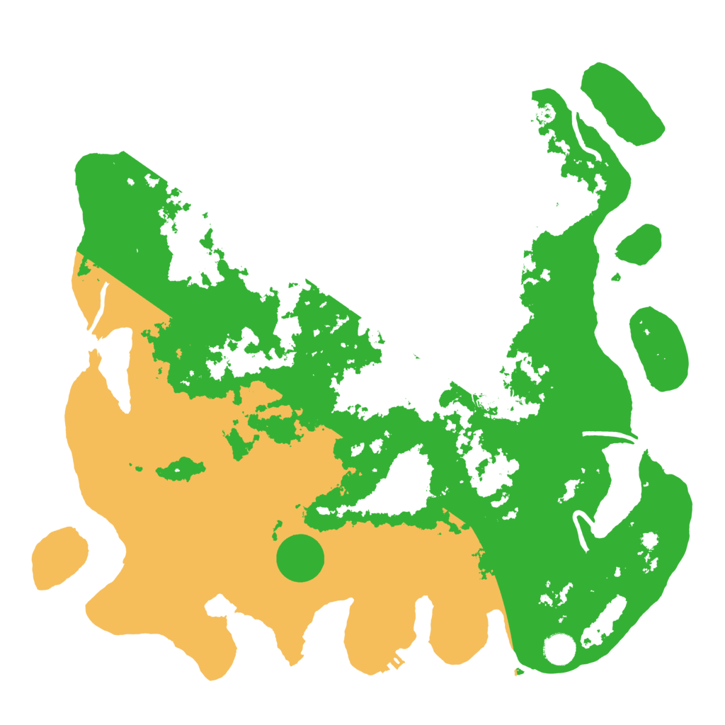 Biome Rust Map: Procedural Map, Size: 4000, Seed: 489109