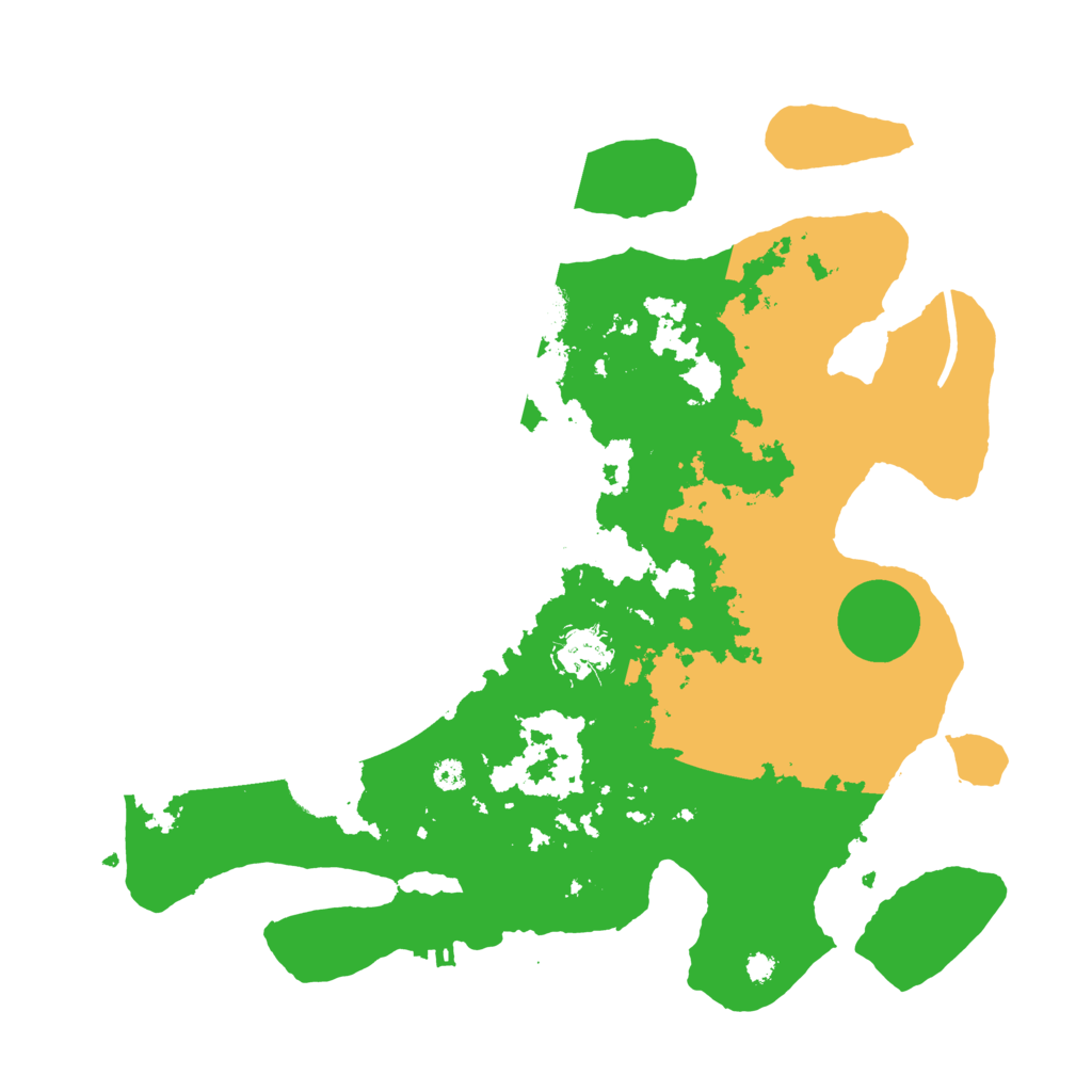 Biome Rust Map: Procedural Map, Size: 3500, Seed: 29413563