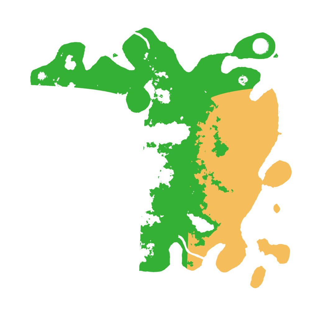 Biome Rust Map: Procedural Map, Size: 3500, Seed: 525959498