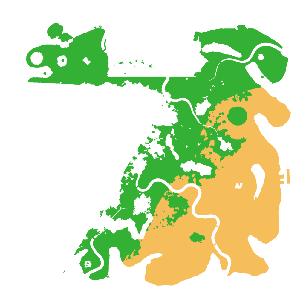 Biome Rust Map: Procedural Map, Size: 4300, Seed: 1401216435