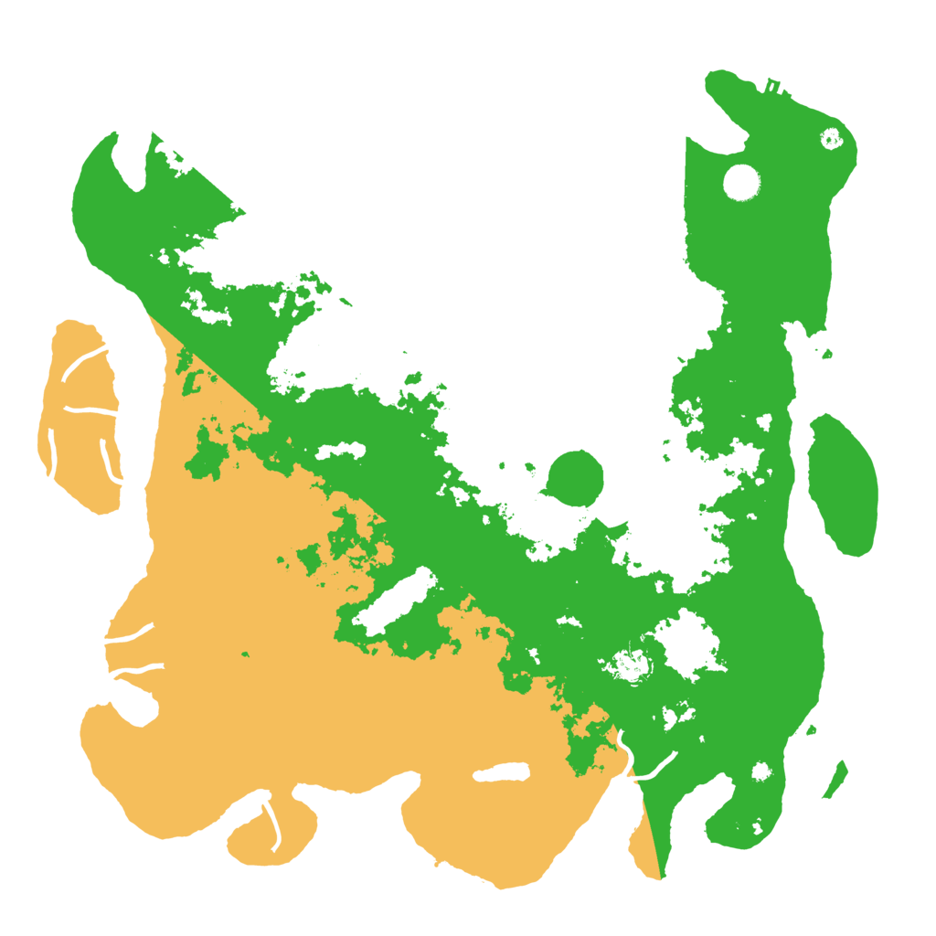 Biome Rust Map: Procedural Map, Size: 4500, Seed: 1614324193