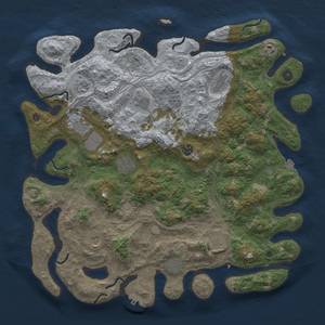 Thumbnail Rust Map: Procedural Map, Size: 4500, Seed: 577162069, 18 Monuments