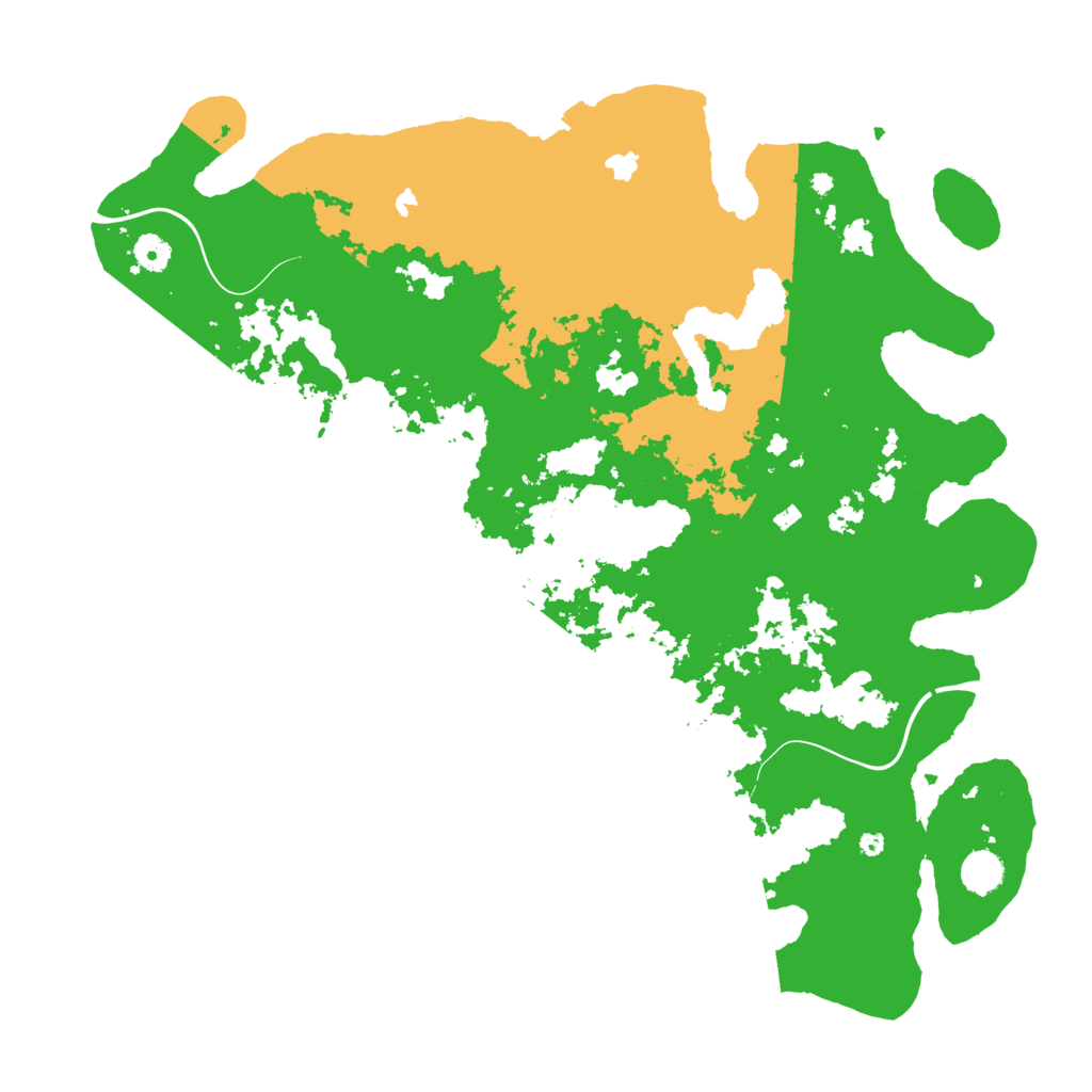 Biome Rust Map: Procedural Map, Size: 4500, Seed: 78845612