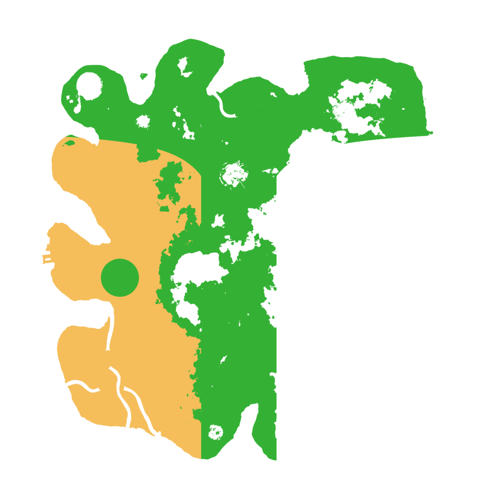 Biome Rust Map: Procedural Map, Size: 3500, Seed: 3112886