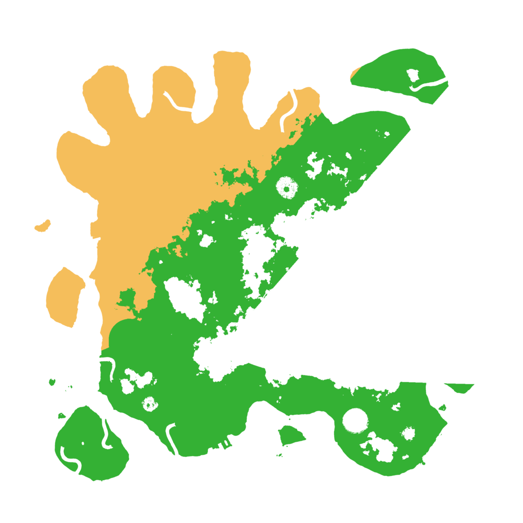 Biome Rust Map: Procedural Map, Size: 3700, Seed: 669460841
