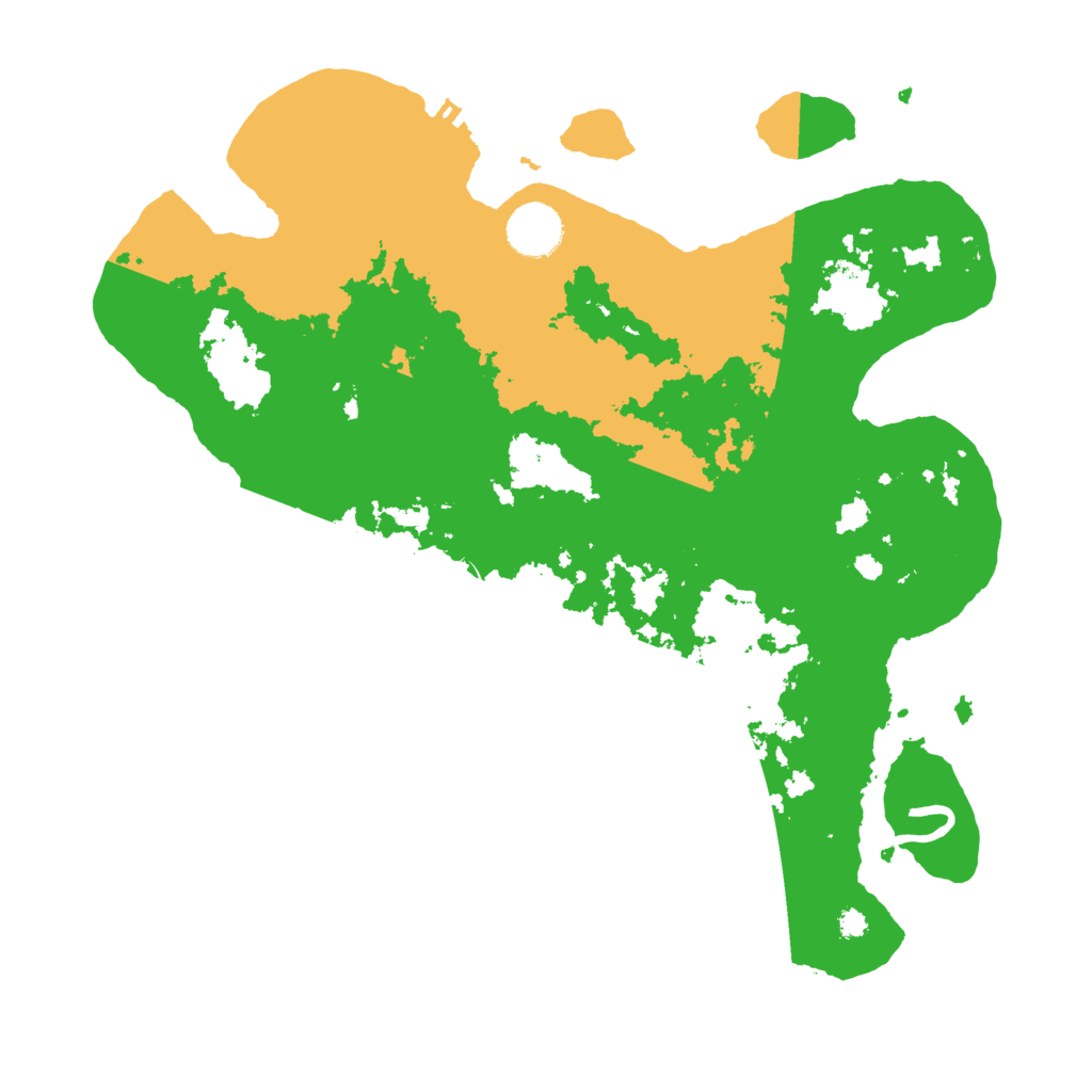 Biome Rust Map: Procedural Map, Size: 3500, Seed: 60751176