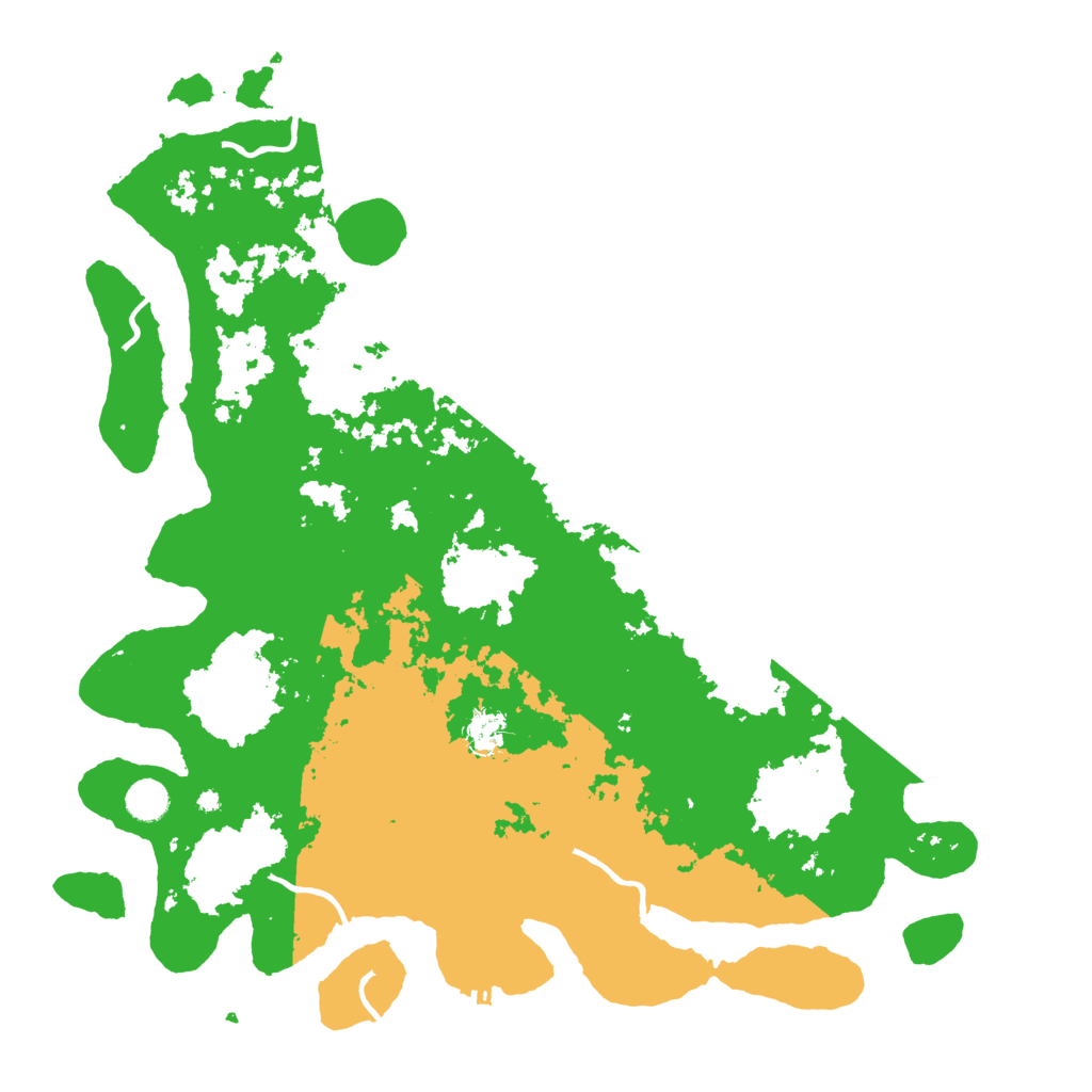 Biome Rust Map: Procedural Map, Size: 4500, Seed: 1400222305