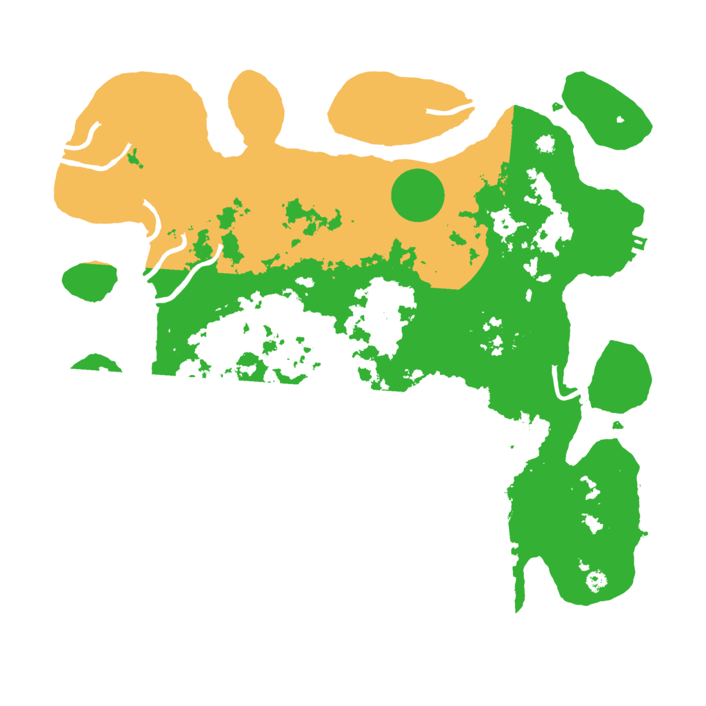 Biome Rust Map: Procedural Map, Size: 3500, Seed: 46514723