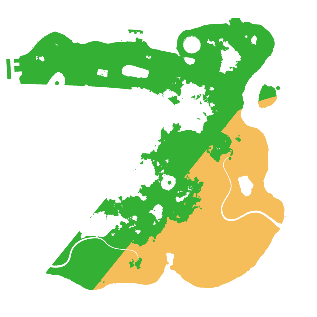 Biome Rust Map: Procedural Map, Size: 3250, Seed: 2089071436