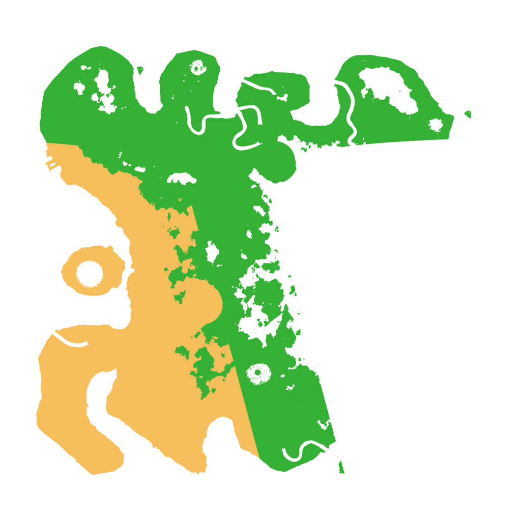 Biome Rust Map: Procedural Map, Size: 3500, Seed: 52569735