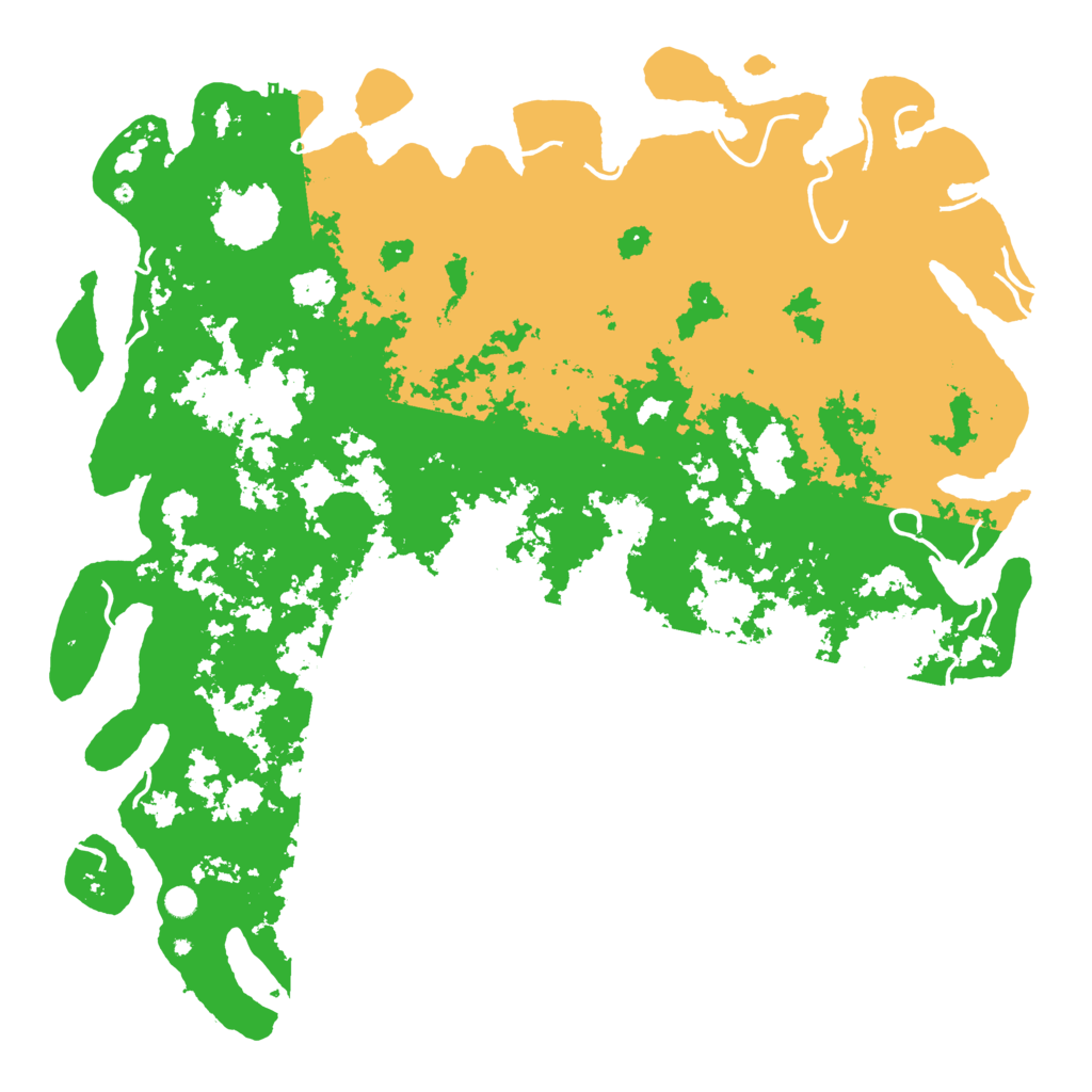 Biome Rust Map: Procedural Map, Size: 6000, Seed: 20230102