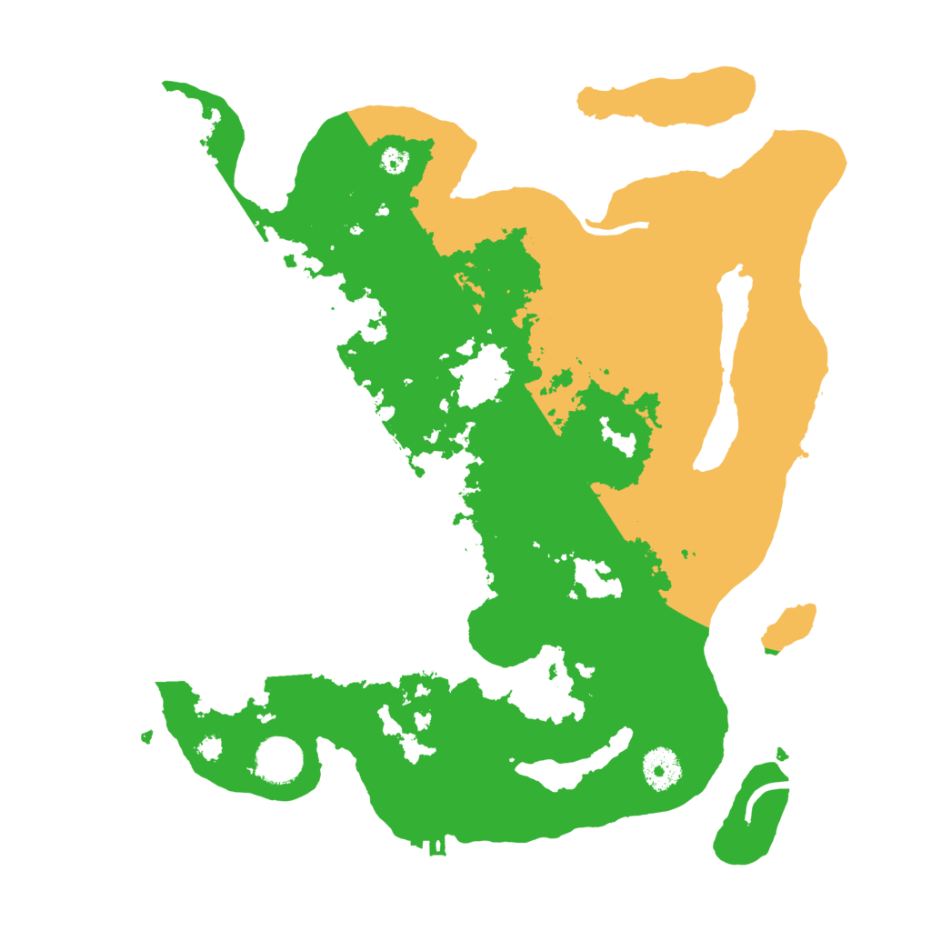 Biome Rust Map: Procedural Map, Size: 3500, Seed: 20076406