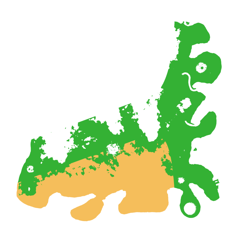 Biome Rust Map: Procedural Map, Size: 3500, Seed: 33169043