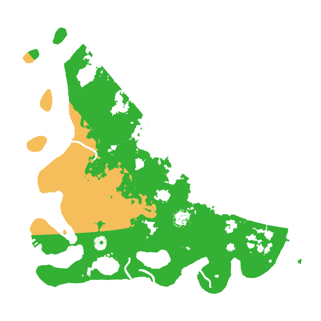 Biome Rust Map: Procedural Map, Size: 3500, Seed: 347574957