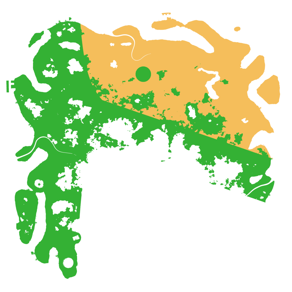 Biome Rust Map: Procedural Map, Size: 5000, Seed: 61287