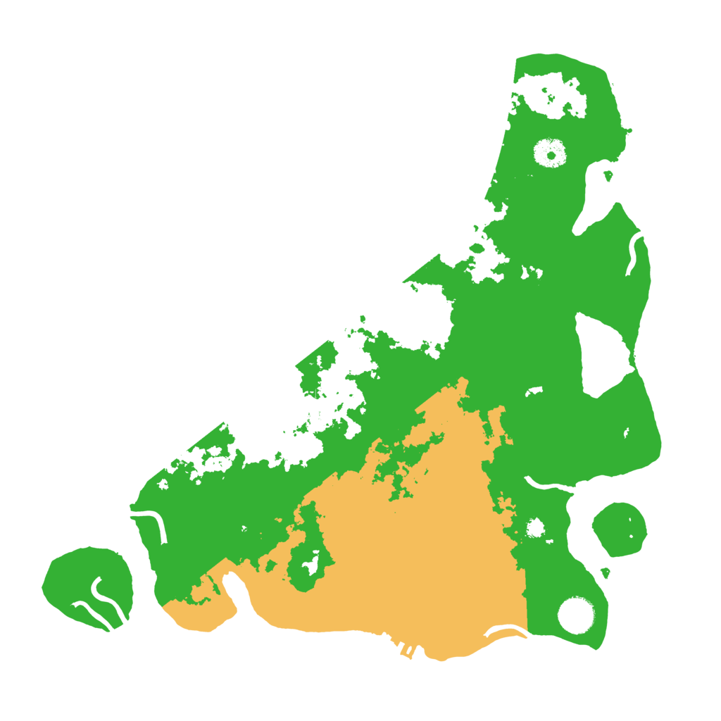 Biome Rust Map: Procedural Map, Size: 3500, Seed: 59805699