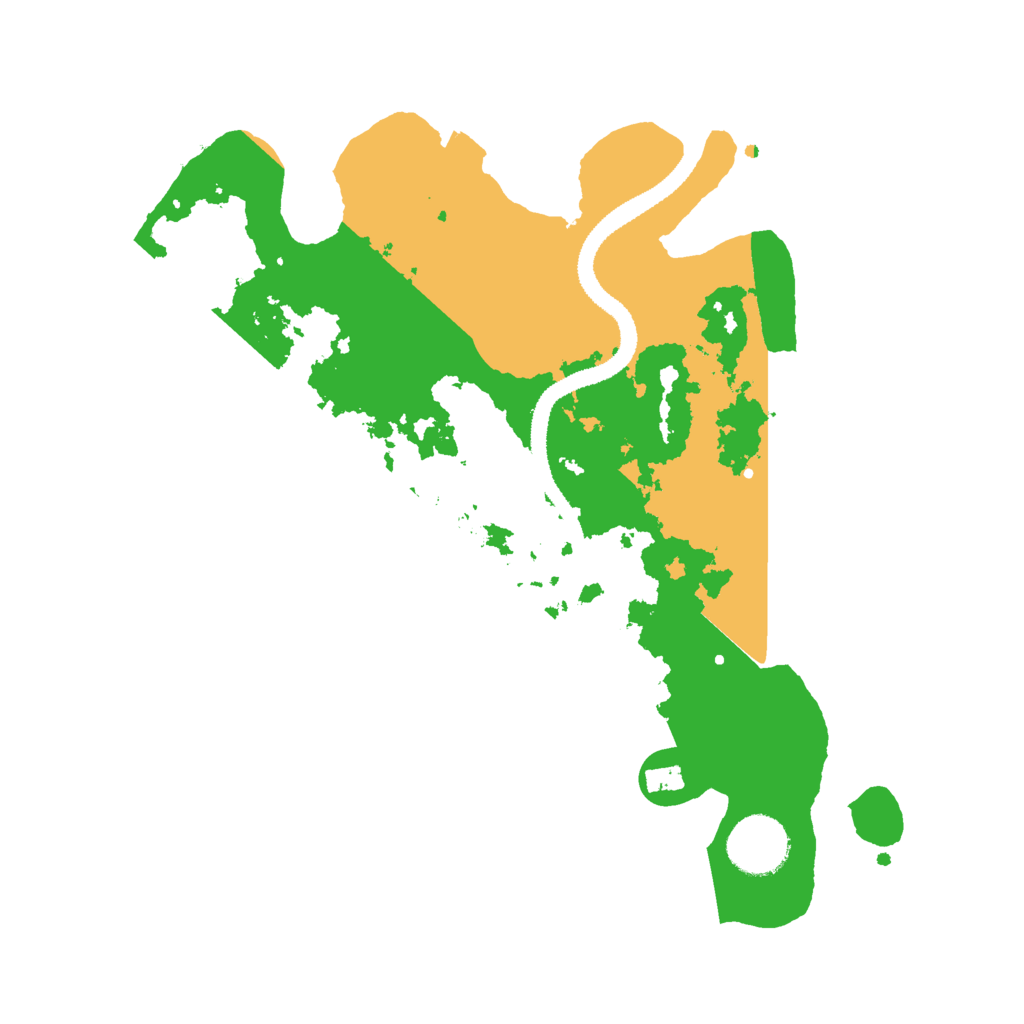 Biome Rust Map: Procedural Map, Size: 3000, Seed: 12713