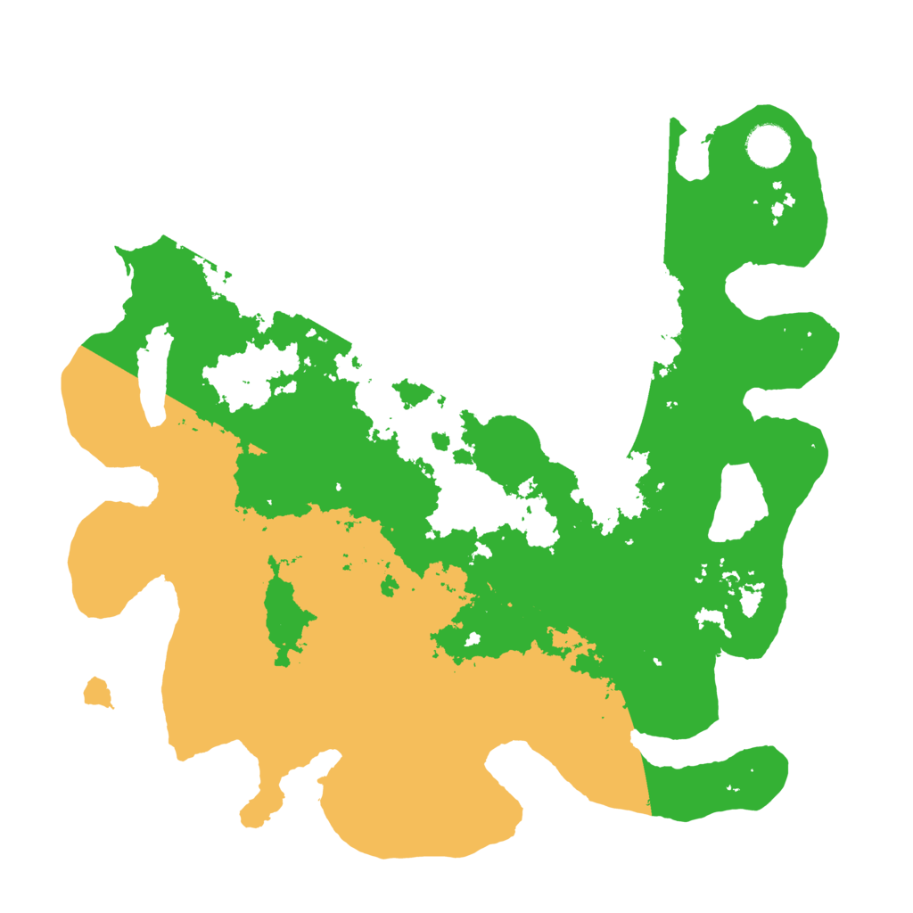 Biome Rust Map: Barren, Size: 3700, Seed: 575435088