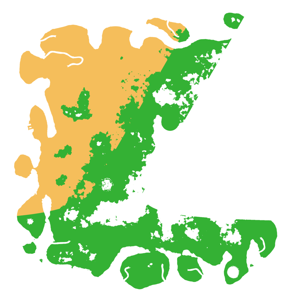 Biome Rust Map: Procedural Map, Size: 4500, Seed: 1582917823