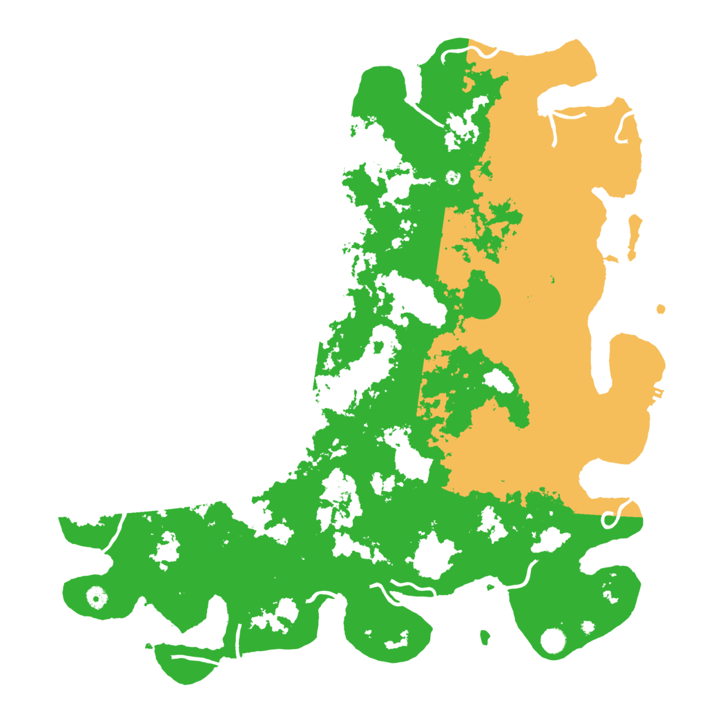 Biome Rust Map: Procedural Map, Size: 5000, Seed: 11114