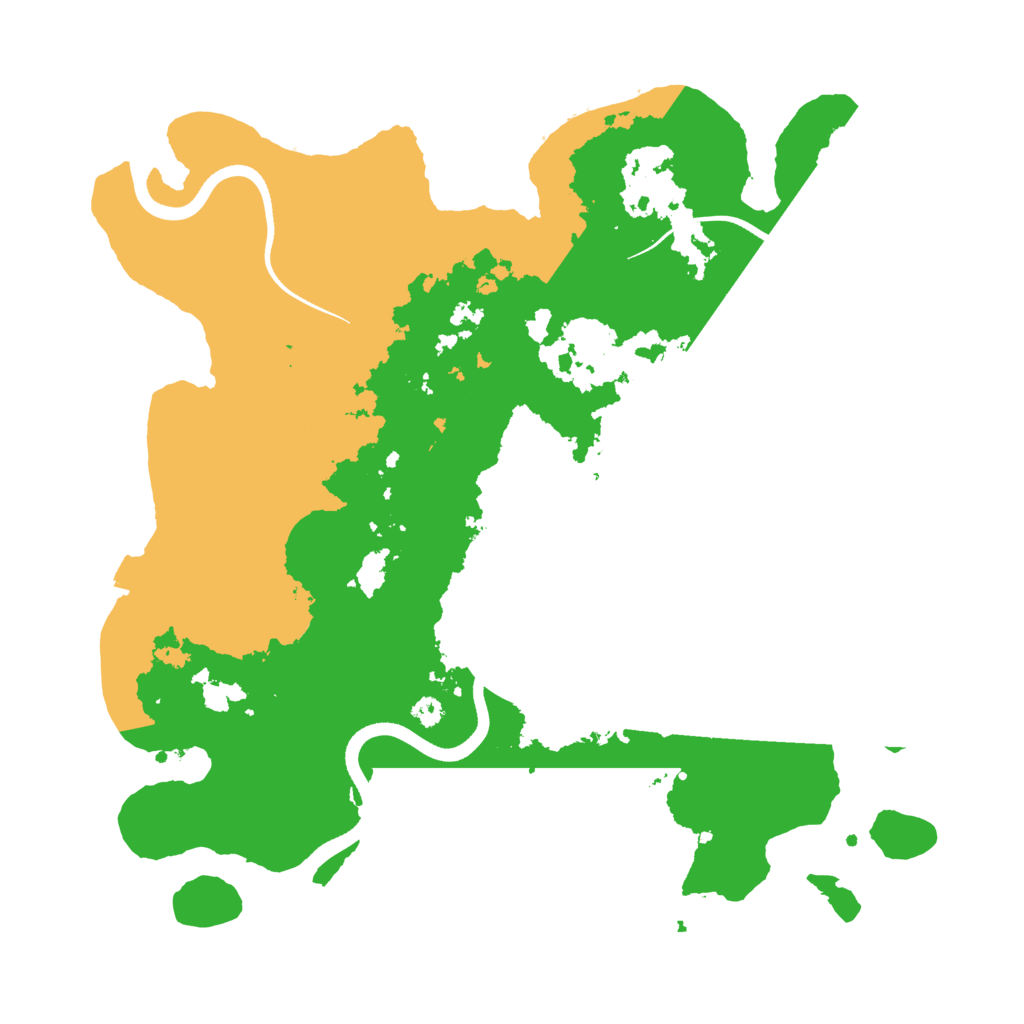 Biome Rust Map: Procedural Map, Size: 3500, Seed: 160311213