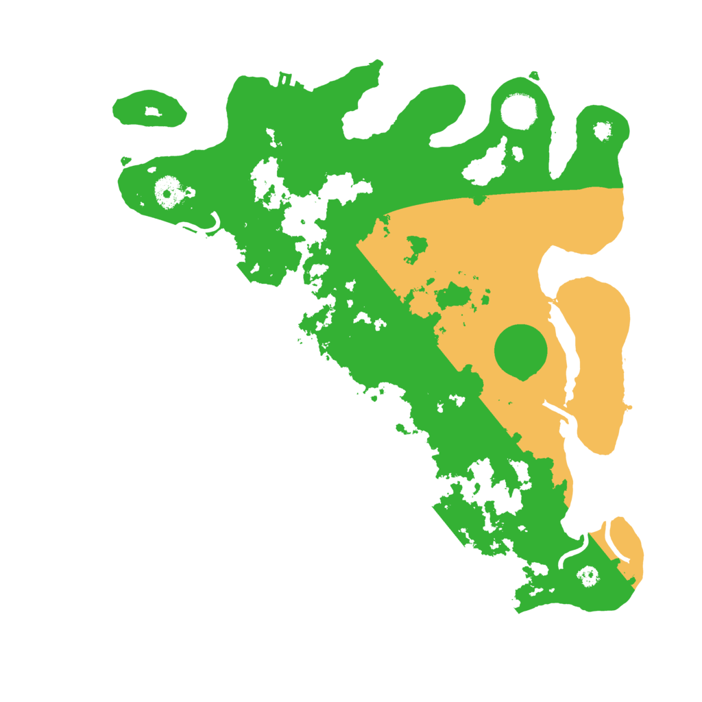 Biome Rust Map: Procedural Map, Size: 3500, Seed: 38184777