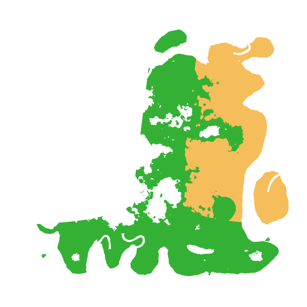 Biome Rust Map: Procedural Map, Size: 3500, Seed: 30677749