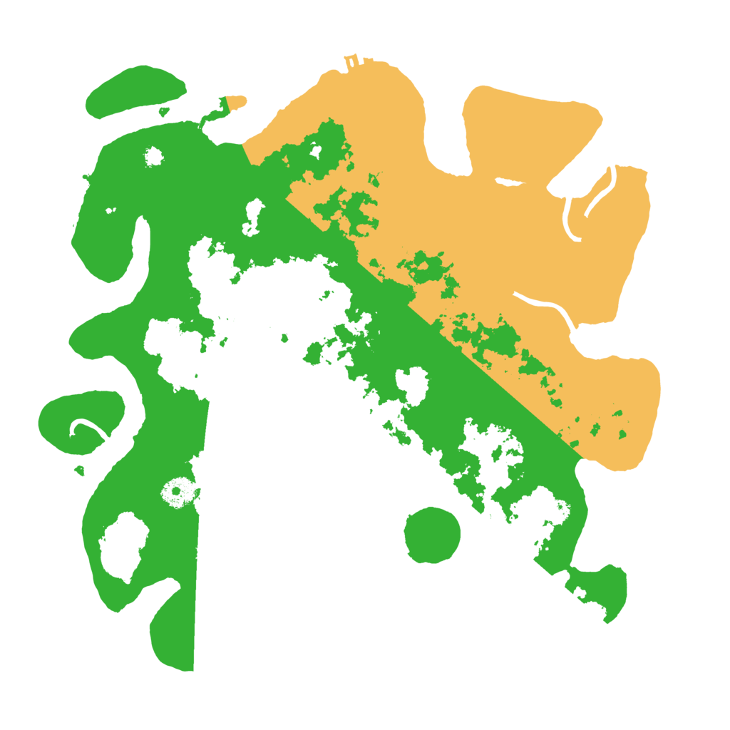 Biome Rust Map: Procedural Map, Size: 3500, Seed: 61944950