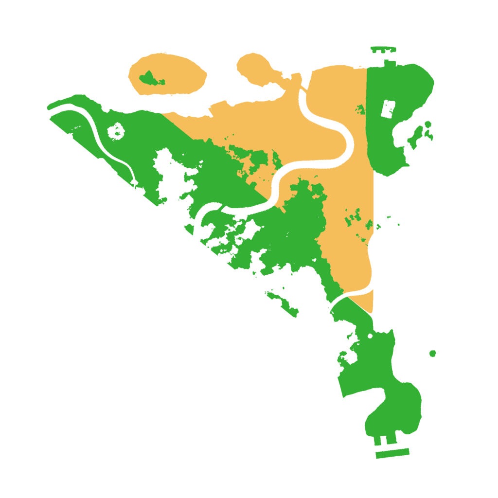Biome Rust Map: Procedural Map, Size: 3000, Seed: 25788