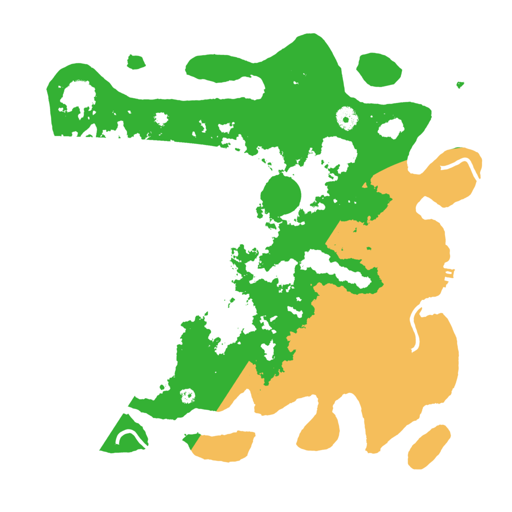 Biome Rust Map: Procedural Map, Size: 3500, Seed: 17737146