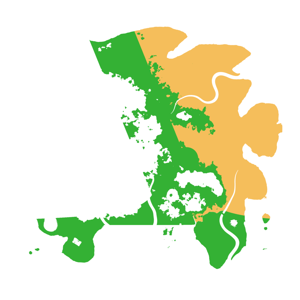Biome Rust Map: Procedural Map, Size: 3800, Seed: 1315677814