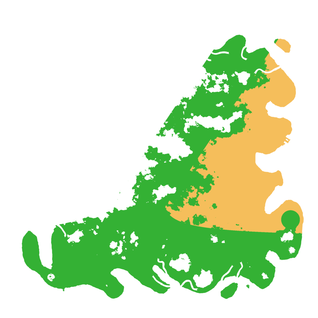 Biome Rust Map: Procedural Map, Size: 4500, Seed: 59102961