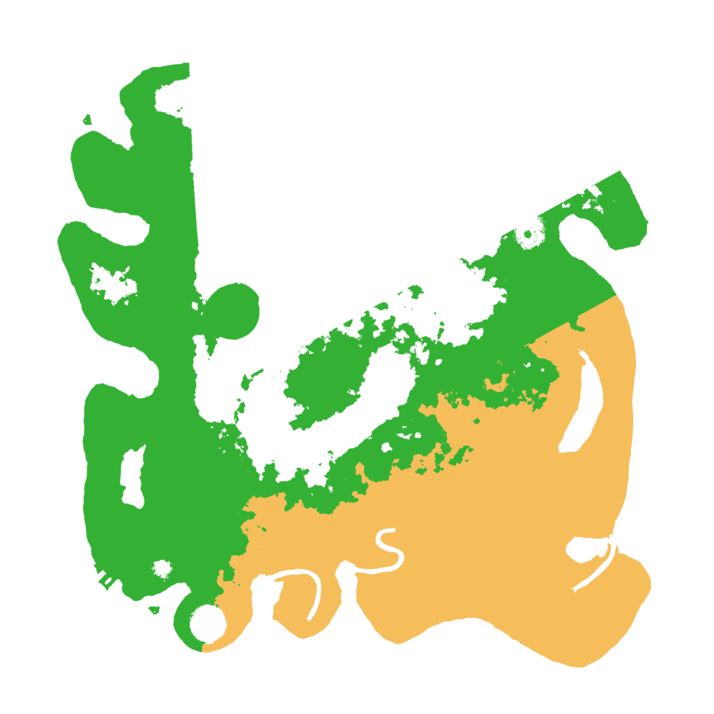 Biome Rust Map: Procedural Map, Size: 3500, Seed: 28472742