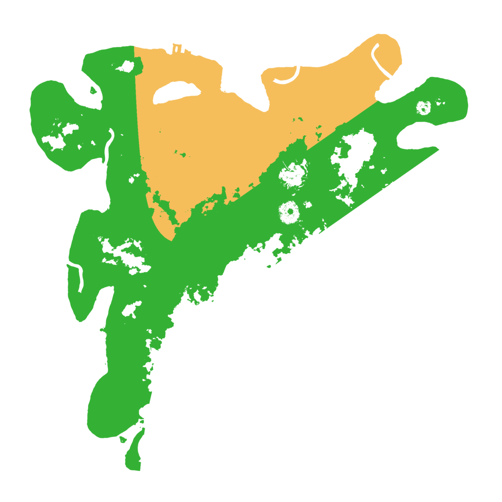 Biome Rust Map: Procedural Map, Size: 3500, Seed: 202445863