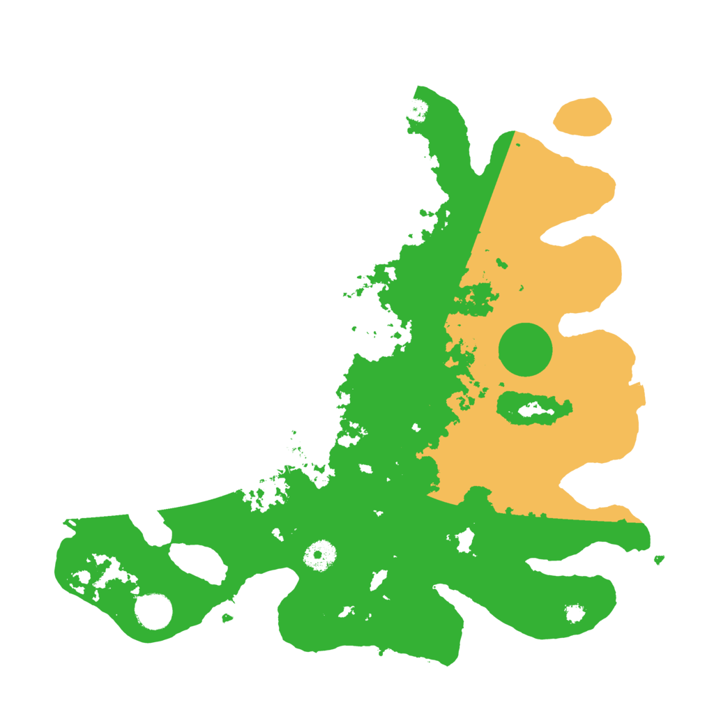 Biome Rust Map: Procedural Map, Size: 3500, Seed: 1890